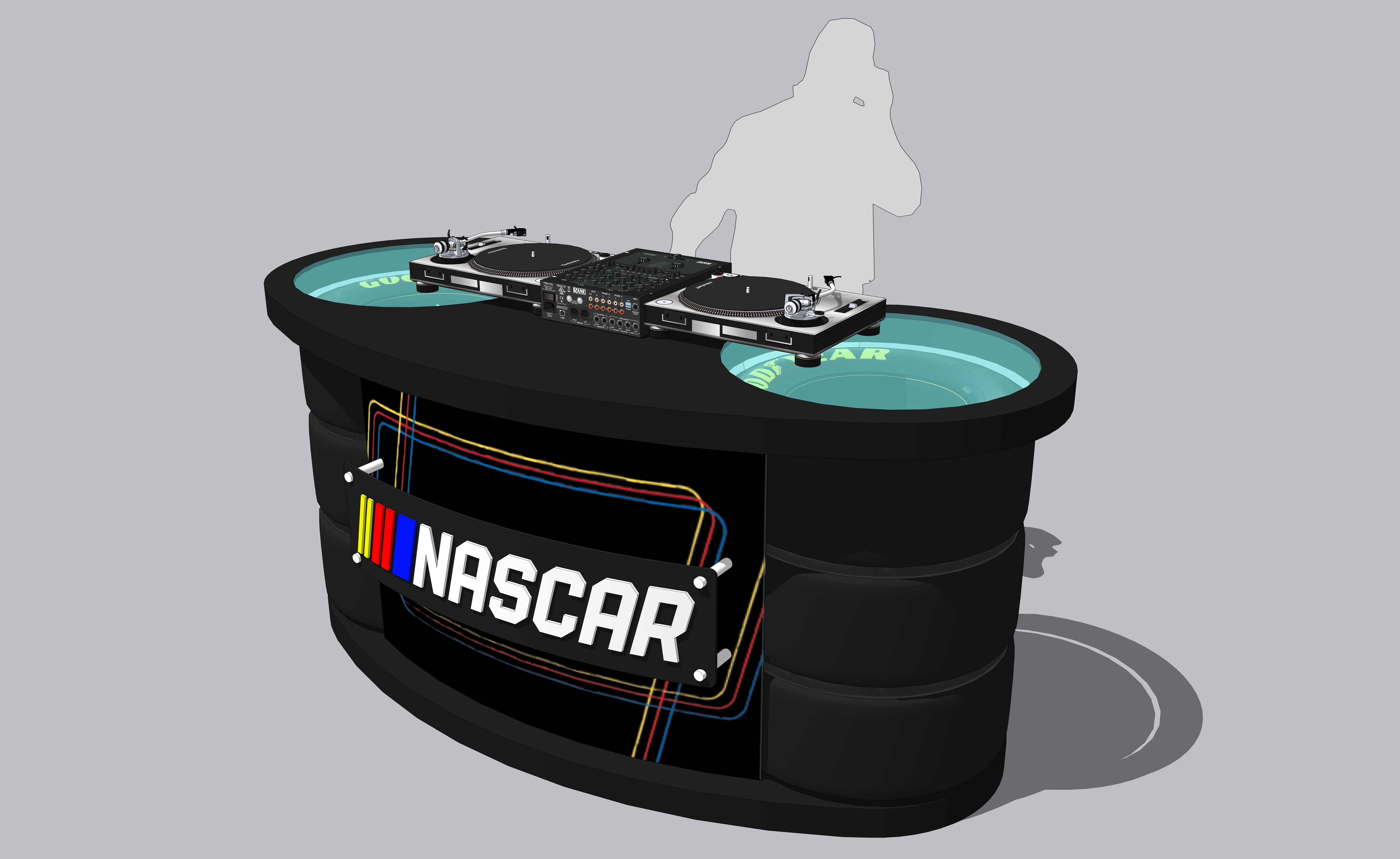 NASCAR DJ DESK 2026